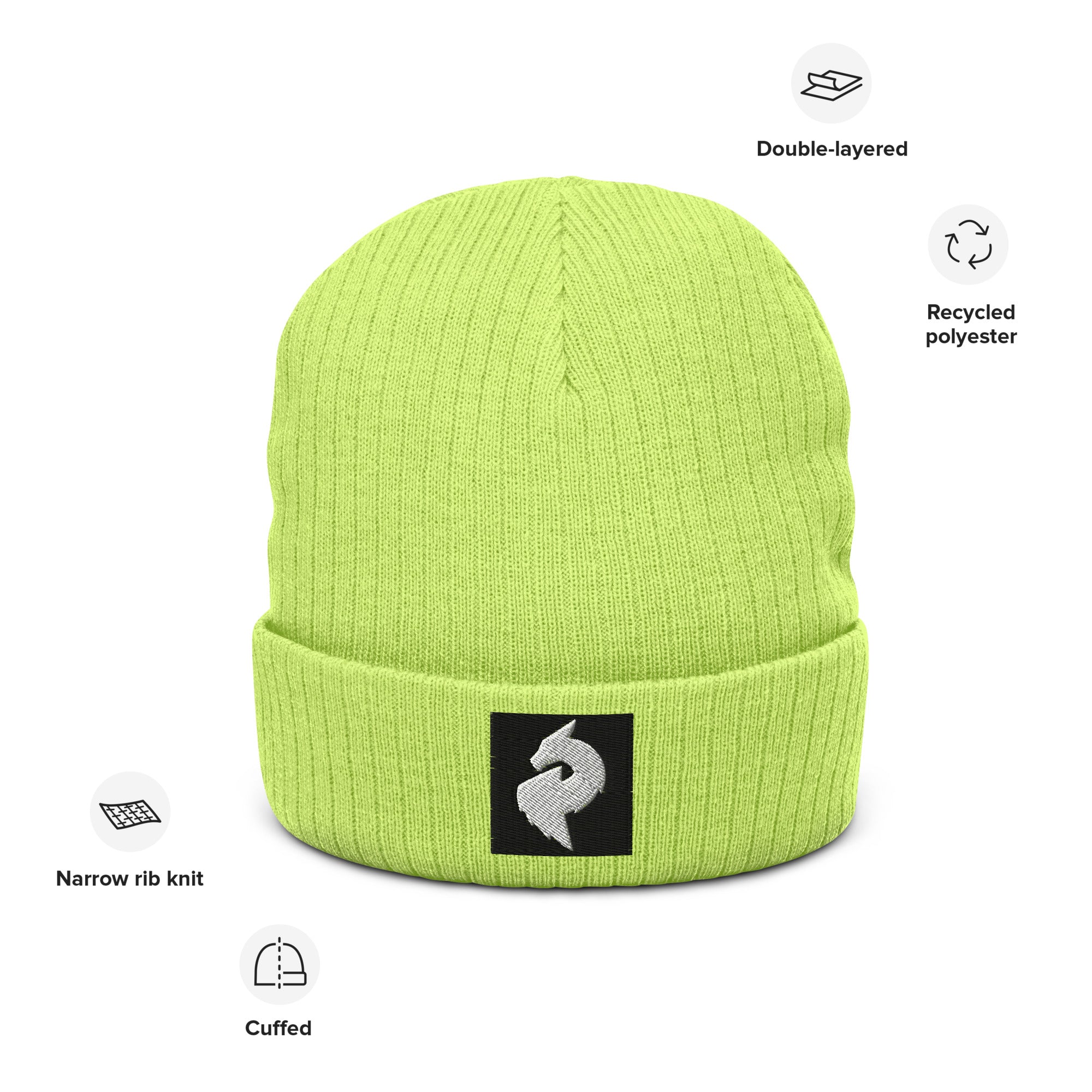 His or Hers Dragon Foxx™ Eco - Ribbed knit beanieHis or Hers Dragon Foxx™ Eco - Ribbed knit beanie2867494_15020