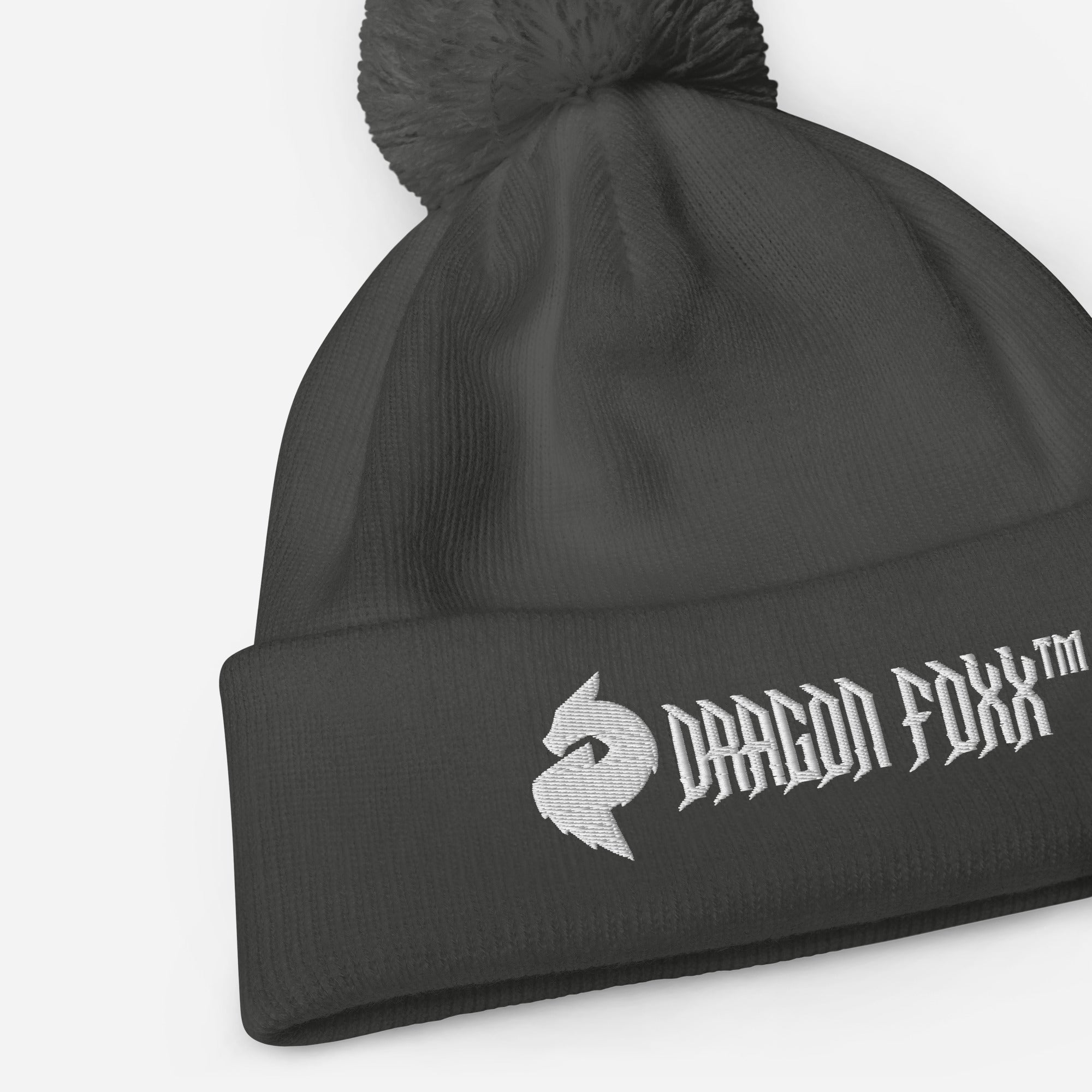 His or Hers Dragon Foxx™ Pom pom beanie in 6 ColorsHis or Hers Dragon Foxx™ Pom pom beanie8560034_11734