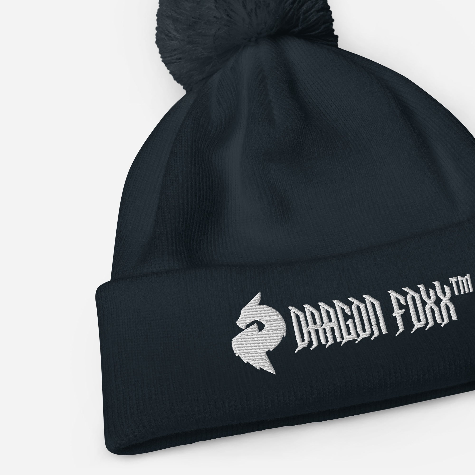 His or Hers Dragon Foxx™ Pom pom beanie in 6 ColorsHis or Hers Dragon Foxx™ Pom pom beanie8560034_11736
