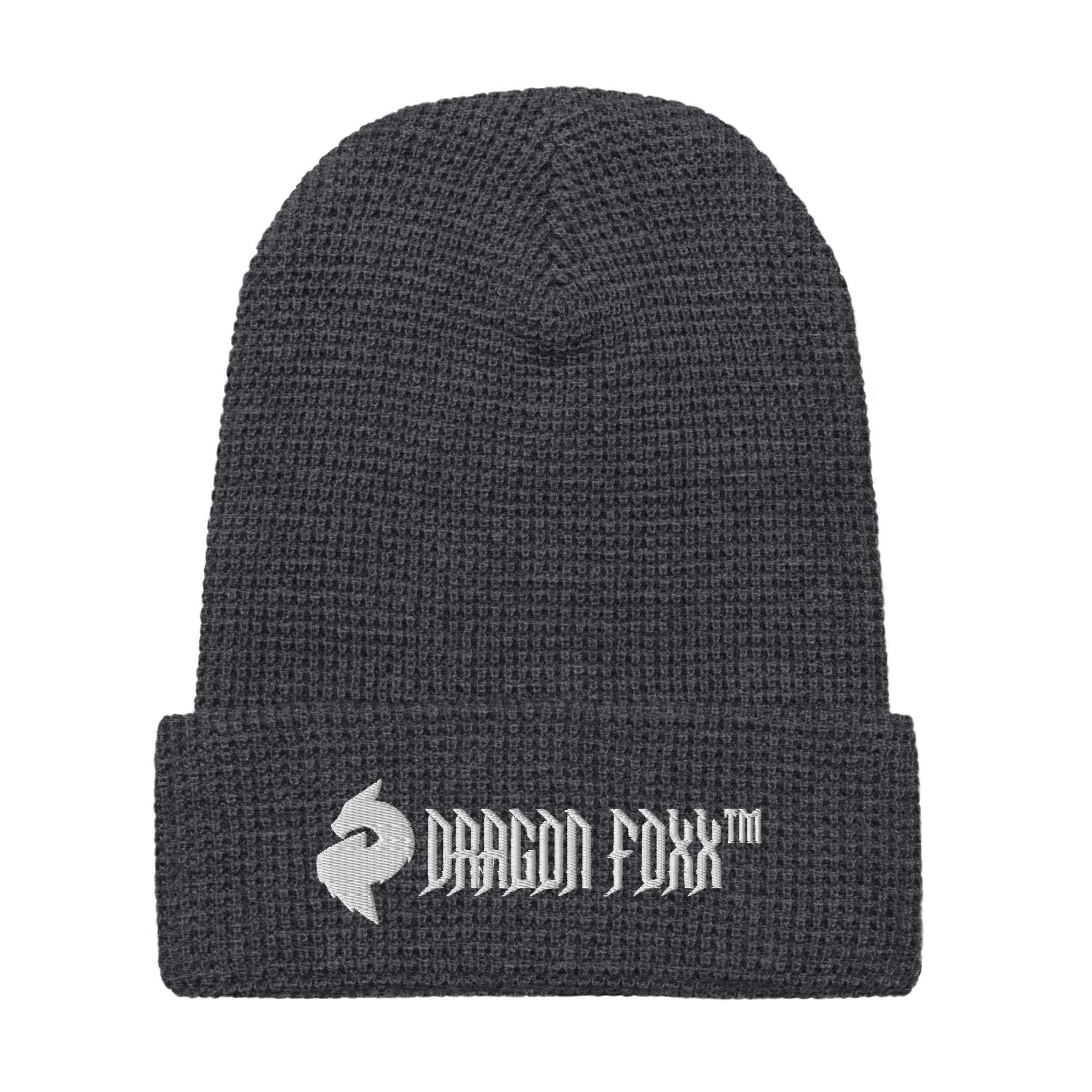 His or Hers Dragon Foxx™ Waffle beanie in 7 Colors - His or Hers Dragon Foxx™ Waffle beanie - DRAGON FOXX™ - His or Hers Dragon Foxx™ Waffle beanie in 7 Colors - 3986040_16176 - Heather Charcoal - - Accessories - Beanie - Beanies