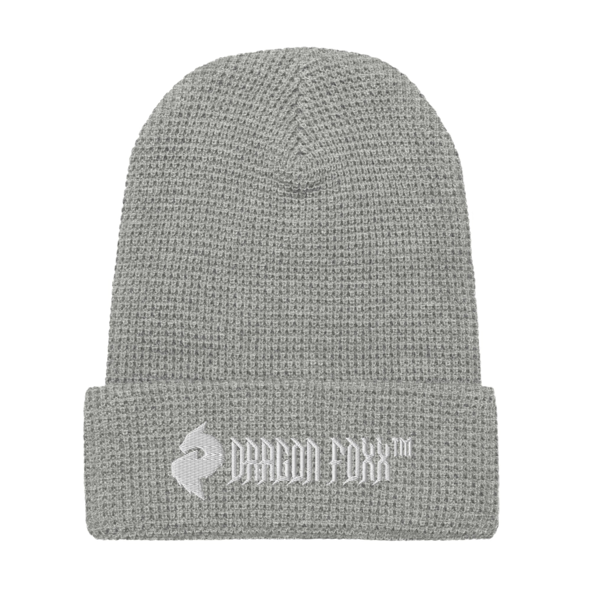 His or Hers Dragon Foxx™ Waffle beanie in 7 Colors - His or Hers Dragon Foxx™ Waffle beanie - DRAGON FOXX™ - His or Hers Dragon Foxx™ Waffle beanie in 7 Colors - 3986040_16177 - Heather Grey - - Accessories - Beanie - Beanies