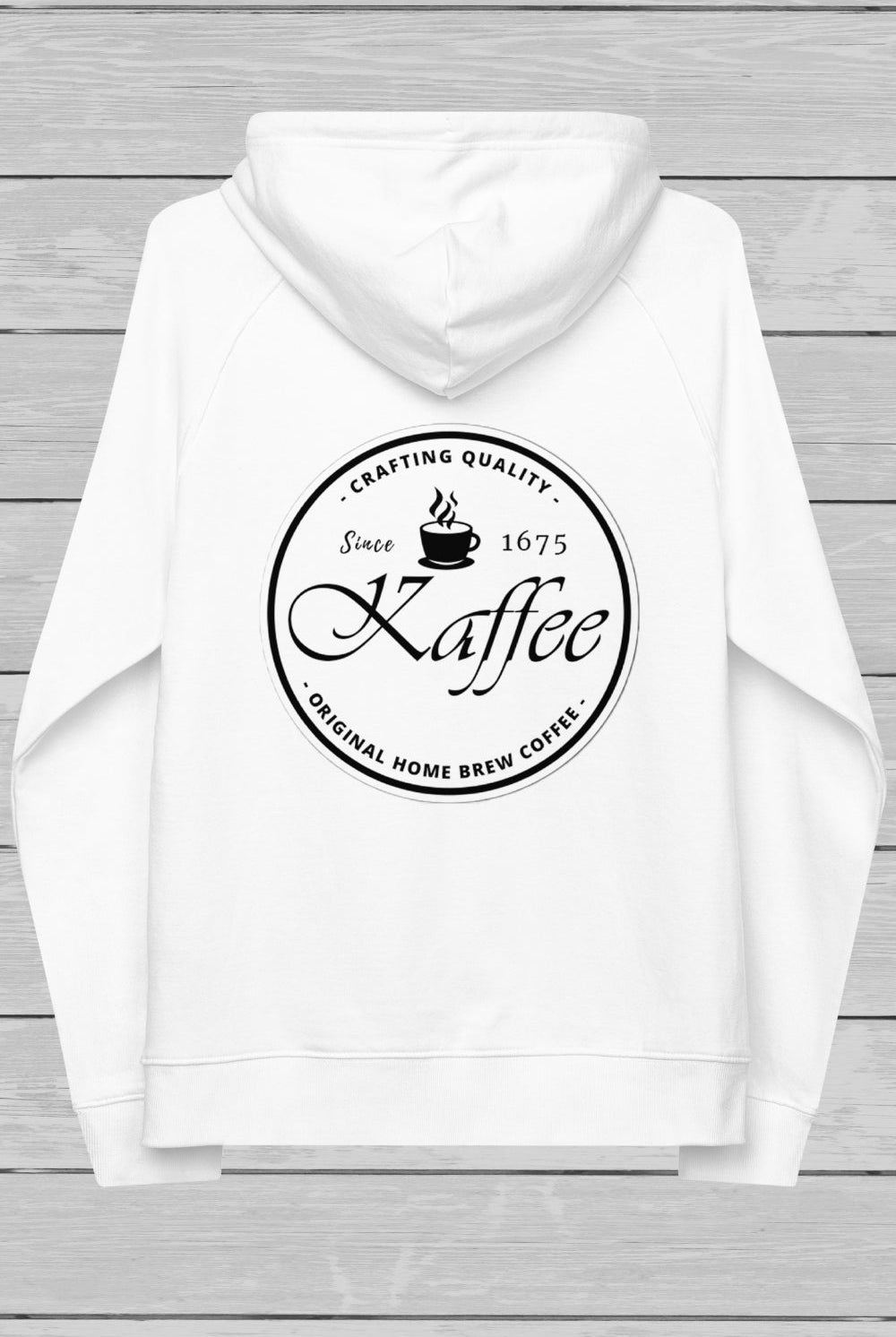 KAFFEE - Women's eco hoodie by Dragon Foxx™ - KAFFEE - Women's eco hoodie by Dragon Foxx™ - DRAGON FOXX™ - 2743734_13793 - XS - White - Coffee Hoodie - Dragon Foxx™ - eco hoodie