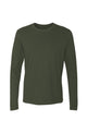 Men's Military Green Cotton Long - Sleeve T-ShirtMen's Long - Sleeve T-ShirtsMen's Cotton Long - Sleeve T-Shirt by Dragon Foxx™APQ - 4388659S5A0