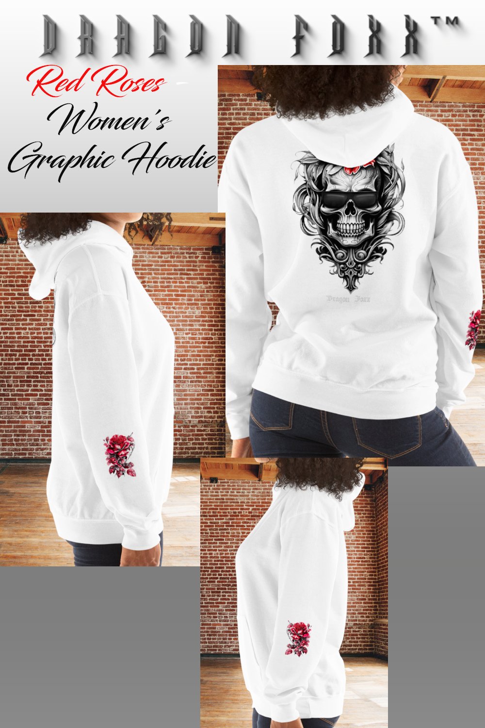 Red Roses - Women's Graphic HoodieWomen's Graphic Hoodie6881420_5522