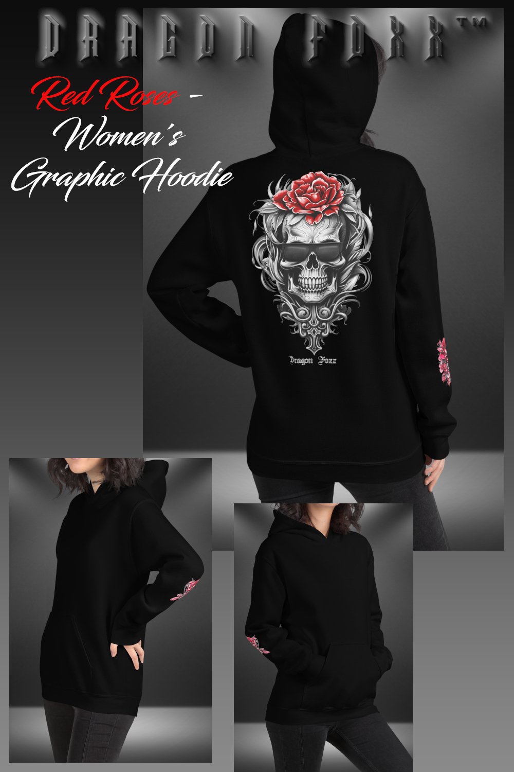 Red Roses - Women's Graphic HoodieWomen's Graphic Hoodie6881420_5530