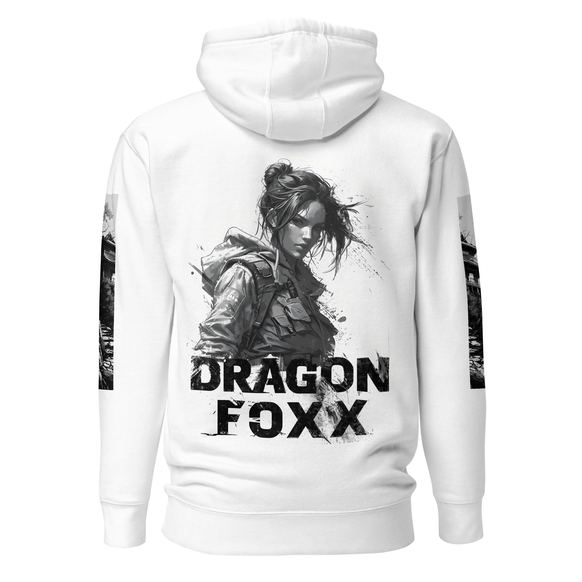 SHIA - Dragon Foxx™ Women's Anime Style White HoodieWomen's Hoodies8466403_10774