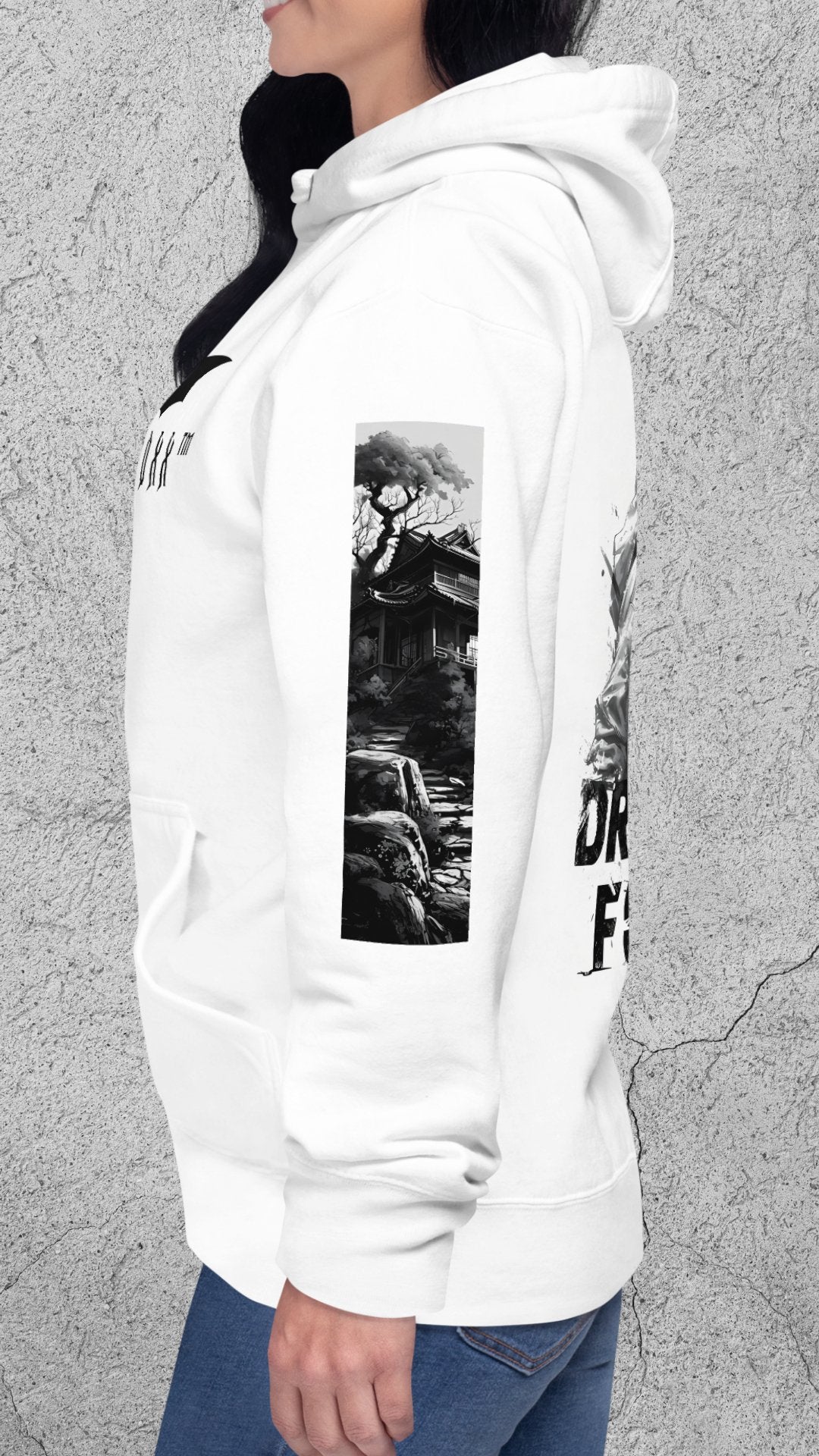 SHIA - Dragon Foxx™ Women's Anime Style White HoodieWomen's Hoodies8466403_10774