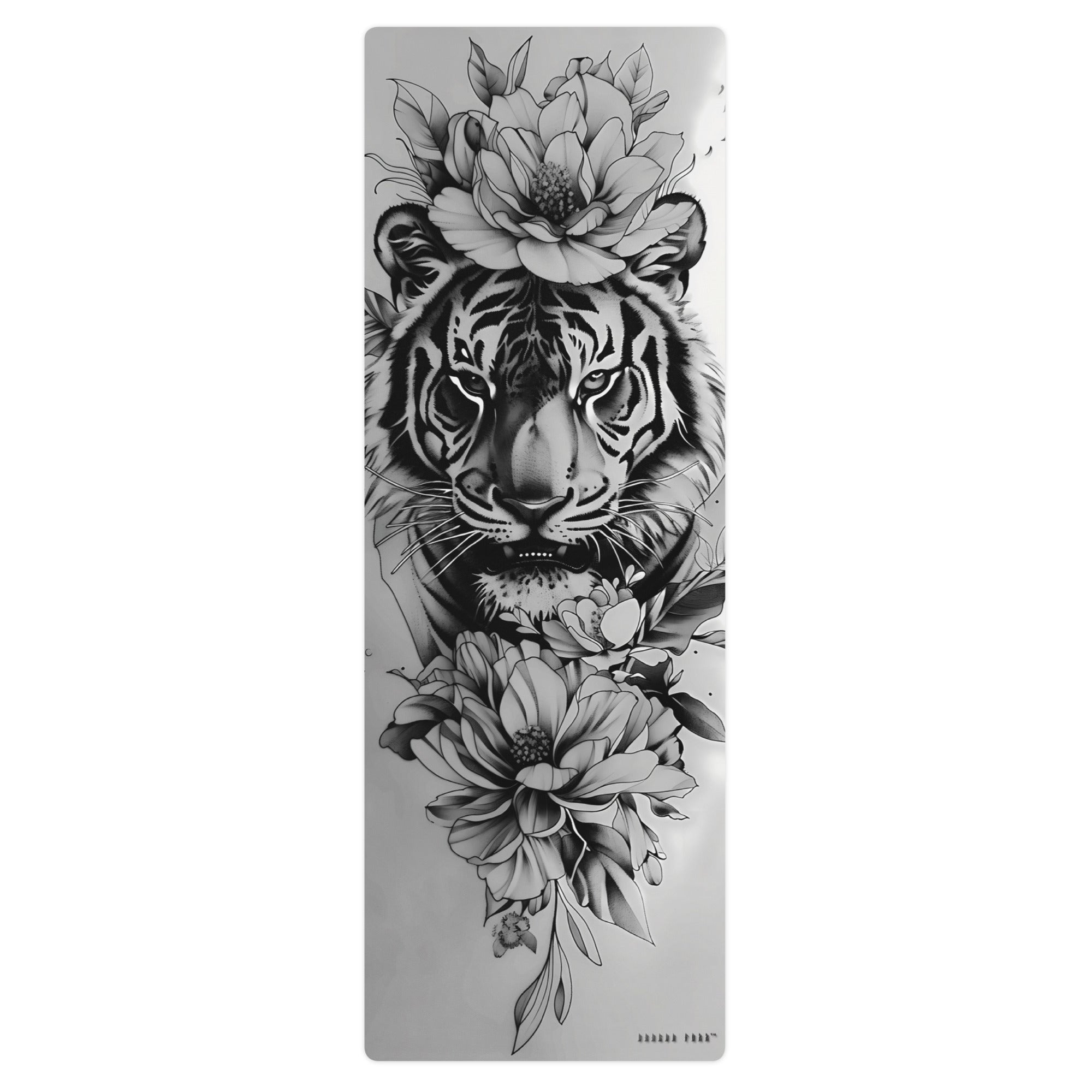 Surine Tiger - Dragon Foxx™ Yoga Mat - Gray Wash ArtYoga Mat2332934_16714