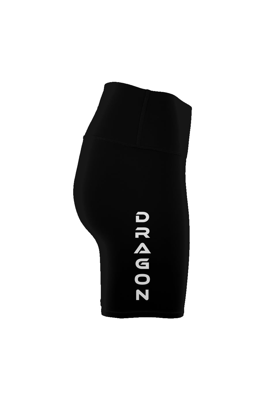 Women's Black High Waist Biker Shorts - Dragon Foxx™ - shorts - Apliiq - Women's Black High Waist Biker Shorts - Dragon Foxx™ - APQ-4509737S5A1 - xs - black - - -